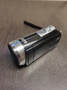 JVC EVERIO GZ-E306BU Full HD Camcorder 60x Zoom 1080p Touch Screen Tested Works  - Picture 1 of 10