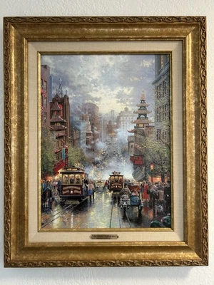 Thomas Kinkade 旧金山加州街头版 1997 年印象派 — 第 1/4 张图片