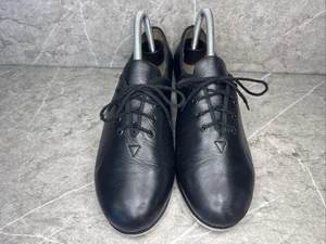 Bloch Techno Tap # 1 T Schuhe 2H Absatz Größe 9 schwarz Leder Top Zustand - Bild 1 von 9