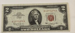 2 DOLLARS United States Of America Prefix A12771270A (393) - Picture 1 of 2