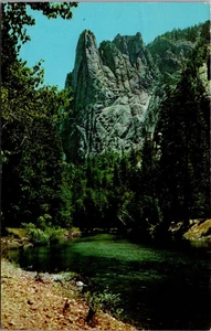 SENTINEL ROCK Yosemite National Park CALIFORNIA c1962 Postcard - Picture 1 of 2
