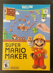 Nintendo Wii U Super Mario Maker Spiel komplett mit Box & Booklet 2015 - Bild 1 von 2