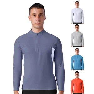 Men's Outdoor Sports Wear Quick-Dry Golf Long Sleeve Wrinkle-Resistant Premium - Picture 1 of 38