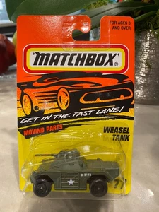 1995 Matchbox Super Fast #77 - Weasel Tank - Picture 1 of 1