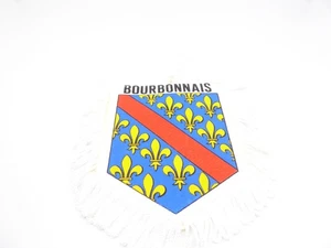 FANION / PENNANT - TOURISME REGION BLASON - 9 CM X 11 Cm - BOURBONNAIS - 107 - Picture 1 of 4