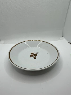Alfred Meakin Royal Ironstone China Saucer Yea Leaf Copper Luster 6” - Image 1 of 4