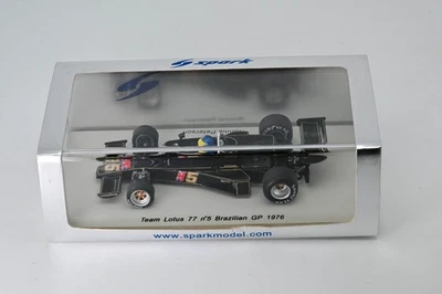 Spark 1/43 Lotus 77 #5 Ronnie Peterson Brazilian GP 1976 OVP S1846 - Bild 1 von 4