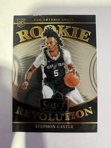 2024-25 Select Stephon Castle Rookie Revolution #17 RC San Antonio Spurs - Foto 1 di 3