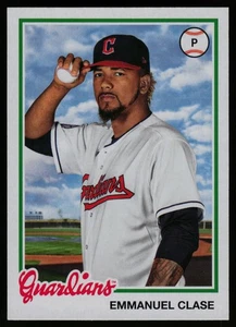 2022 Topps Archives #191 Emmanuel Clase Cleveland Guardians - Picture 1 of 2