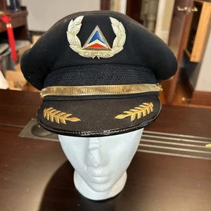 Vintage Delta Airlines Pilot Hat Bancroft Cap - Picture 1 of 7