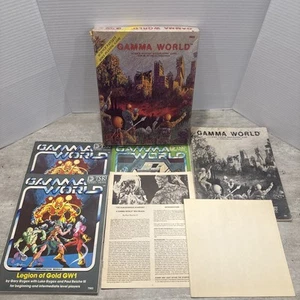 Vintage 1978 1st Ed TSR Gamma World 3002 Science Fantasy Role Playing Game. Ohne Würfel - Bild 1 von 9