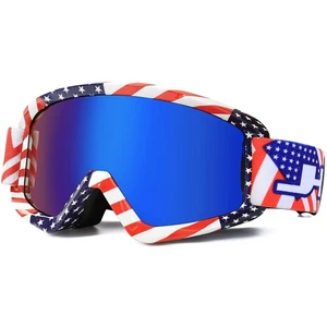Motorradbrille für Herren Damen - Winddichte ATV Dirt Bike Brille, Anti UV von... - Bild 1 von 6