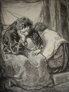 LITHOGRAPHIE GAVARNI / " LES LORETTES VIEILLIES !.. " - Picture 1 of 1