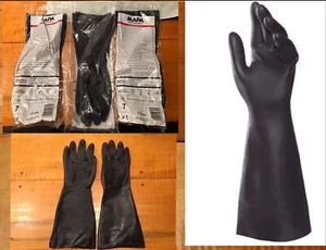 3 Paia Guanti Spogliarellista Mobili MAPA NS-450 Neoprene 16" Resistenti Chimici Tg7 - Foto 1 di 8