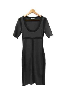 Designer ICEBERG Made In Italy Size S Virgin Wool Knit Knee Length Women's Dress - Picture 1 of 6