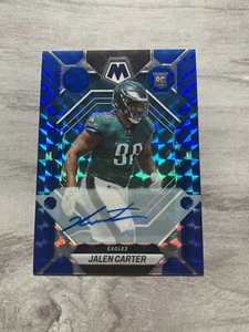 2023 Mosaic - Jalen Carter - Blue Mosaic Rookie Auto /99 EAGLES No. 328 - Picture 1 of 4