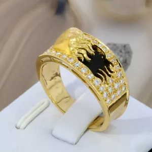 Valor 6.120,- Anillo Mujer Original Carrera y Carrera Brillante Oro 750/18Kt xxyy - Imagen 1 de 5