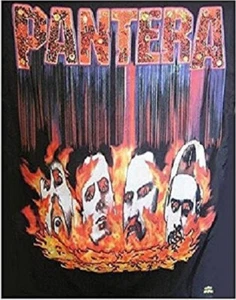 PANTERA - Flames - Flagge Posterfahne Textilposter Flag - Neu #920026 - Bild 1 von 1