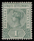 Malaysia - Straits Settlements Qv Sg95, 1C Green, M Mint.