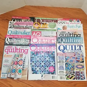 Quilting Magazines Lot of 15 Back Issues Titles Feature Articles in Description - Picture 1 of 6