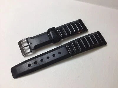 Bracilet de plongée vintage 19 mm Tropic 2000 / Stap fabrication suisse - Photo 1/4