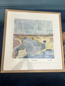 Vintage Limited Edition Abstract Fine Art Print Signed Rare Collectors - Picture 1 of 14