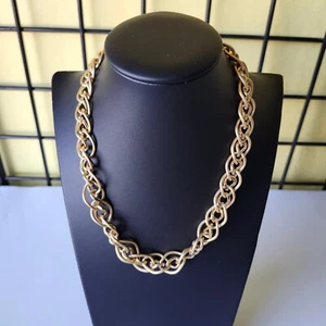 Hob Stainless Steel 18KT GP Gold Chain Necklace and Bracelet - Picture 1 of 7