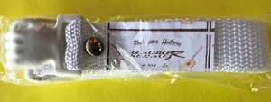 THALI 1/2 ZOLL BREIT FÜR GITARRE ODER VIHUELA WEISS MIT KLEINEM HANDGITARRENGURT - Bild 1 von 4