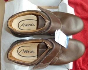 AVENA Lederschuhe Gr 43; Gr 9 neu mit Klettverschluß Weitenkomfort - Bild 1 von 4