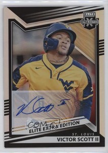 2022 Panini Elite Extra Edition Signatures Victor Scott II #157 Auto