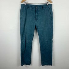 Levis 511 Pants Mens Size W34 L30 Blue Straight Leg Zip Fly Closure