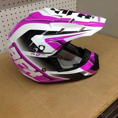 CASCO MX/DIRT [ AFX FX-17] BLANCO PERLA MEDIO / FUCSIA Foto 1 de 2
