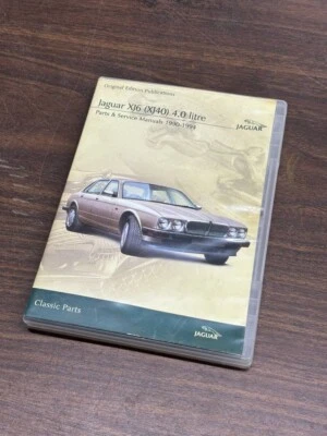 Jaguar XJ6 (XJ40) 4,0 litros repuestos y manuales de servicio 1990-1994 CD JHM1153 Foto 1 de 3