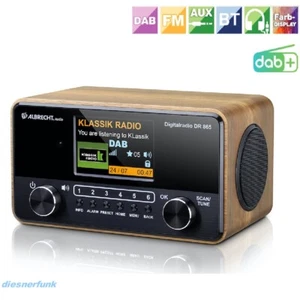  Albrecht DR 865 Seniorenradio mit großem 4" Display DAB+/UKW, Farbdisplay BW - Bild 1 von 5