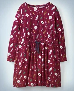 NEW GIRL'S HARRY POTTER MAGICAL CREATURES RED DRESS EX M1NI BODEN 5-6 YEARS - Picture 1 of 6