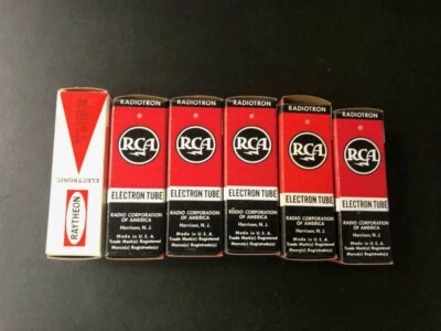 TUBOS DE ELECTRONES RCA Y RAYTHEON P/N 9002 (LOTE DE 6) NS ESTADO #12898/13095 Foto 1 de 4