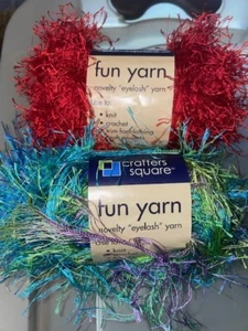 Crafter's Square Fun Yarn - eyelash fun fur - 1.75oz 50g 71.7yd 65m polyester - Picture 1 of 23