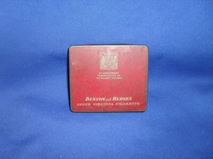 BENSON AND HEDGES SUPER VIRGINIA CIGARETTE TOBACCO TIN - Picture 1 of 3