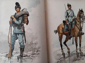 MILITARIA ARMEE ALLEMANDE III MARIUS ROY DALLY GRAVURES COULEURS UNIFORMES N°15 - Picture 1 of 3