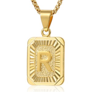 Mens Letter Necklace for sale | eBay
