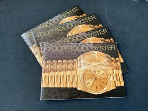 Authentic YOUR ROLEX OYSTER Booklet 1984-1999 -Choose Date- All English GMT SUB. - Picture 1 of 55