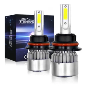 9007 HB5 LED Headlight Bulbs Conversion Kit High Low Dual Beam 6500K Super White - Picture 1 of 13
