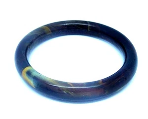 Tigerauge Stein Armreif / Innendurchmesser 64 mm / Inventar #410 - Bild 1 von 4