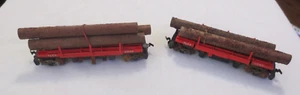 TWO HO Scale by LIONEL #0300 TLCX LOG CAR - Picture 1 of 17