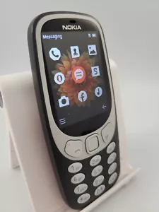 Nokia 3310 2017 3G TA-1022 Black Unlocked 16MB 2.4" Mobile Phone - Picture 1 of 12