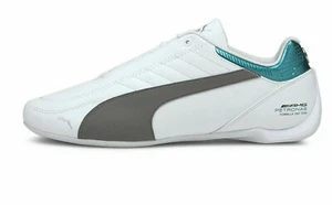 ZAPATOS DE CONDUCCIÓN PARA HOMBRE PUMA MERCEDES AMG FUTURE KART CAT BLANCOS MOTORSPORT F1 CARRERAS - Imagen 1 de 7