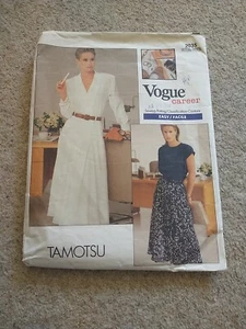 Vogue Tamotsu Sewing Pattern 2035 Shirt, Top, Skirt Size 14-16-18 autumn - Picture 1 of 24