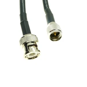 RG58 Mini UHF Male Plug to BNC Male Connector RF Coax Jumper Pigtail Cable lot - Picture 1 of 4