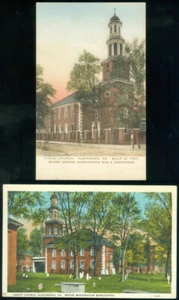 2 POSTALES - IGLESIA DE CRISTO, ALEJANDRÍA, VA - Imagen 1 de 1