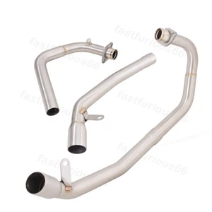 Exhaust Header Pipe For Lexmoto LXR 125 SE 380 2019-2023 Connect Original Tips - Picture 1 of 7